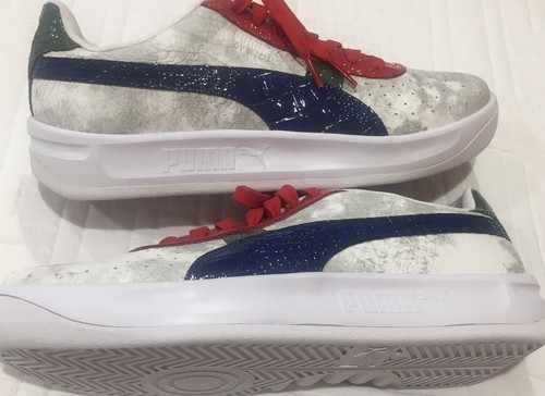Tenis para hombre Puma GV Special Gator con cordones talla 9 blancas rojas azules raras 368304-01 - Imagen 17 de 21