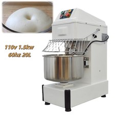 110V 1.5KW Double Speed Double Action Dough Mixer 20L Flour-mixing Machine