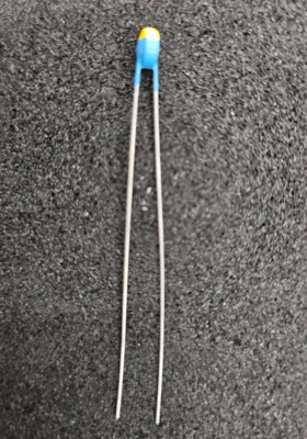 PTC Thermistor, 55 Ohm @ 25C˚, Coated Disc, 5mm Dia, Qty -10 pcs