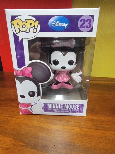 Funko Pop! Disney 23 Minnie Mouse Pink Dress Vinyl Figure With Pop Protector - Picture 1 of 6