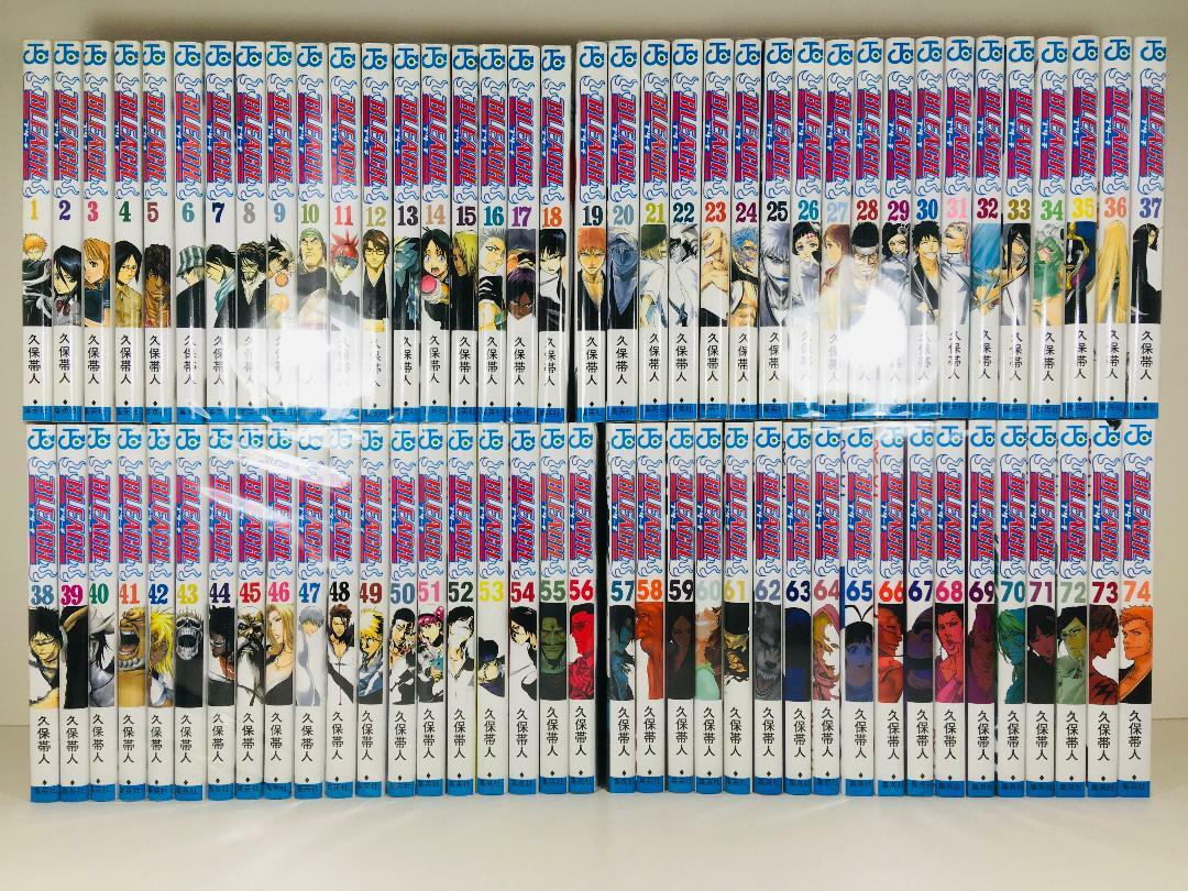 Used Bleach Vol.1-74 Complete Lot Full Set Japanese Edition Used Bleach Vol.1-74 Complete Lot Full Set Japanese Edition