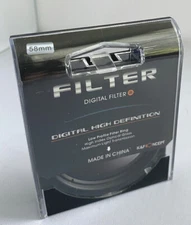 K&F Concept Digital High Definition 58mm Camera  Filters Various Colors