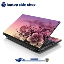 Laptop Skin Sticker Decal Cover for Notebook Apple Dell Asus Bloom Art 13-16 in
