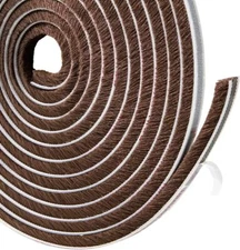 Felt Pile Weather Stripping Brush Strip For Window And Door Seal 11/32 Inch X 11