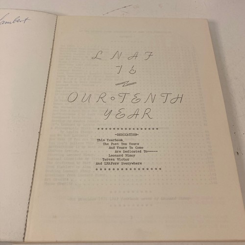 The Leonard Nimoy Association of Fans Yearbook Lot of 8 69-70 72-78 LNAF - Picture 24 of 24