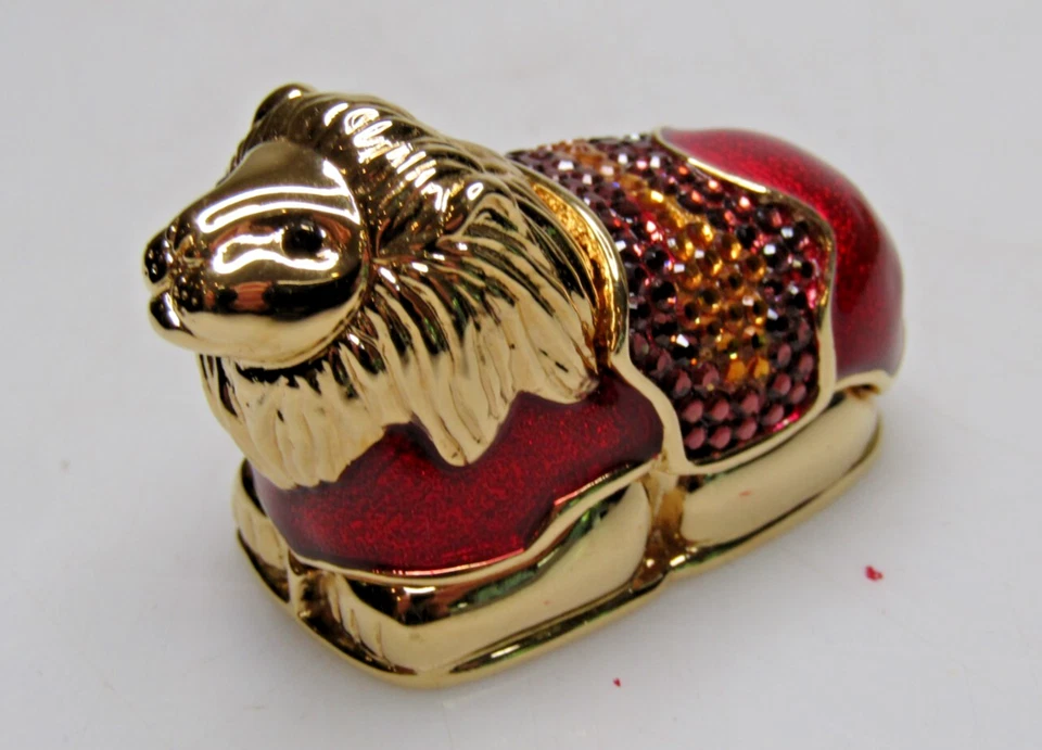 Perfume sólido Estee Lauder Beyond Paradise Legendary Lion de Judith Leiber con caja Foto 3 de 4