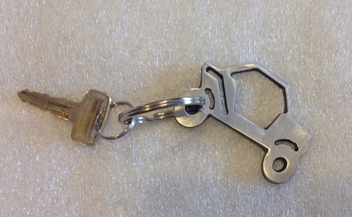 Stainless RZR Keychain, UTV, XP 1000, XP 900 RZR S, Great Gift for all RZR Fans! - Picture 4 of 5