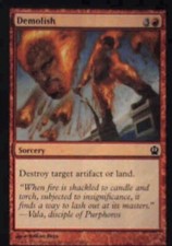 Demolish - Theros: #118, Magic: The Gathering Nm R219
