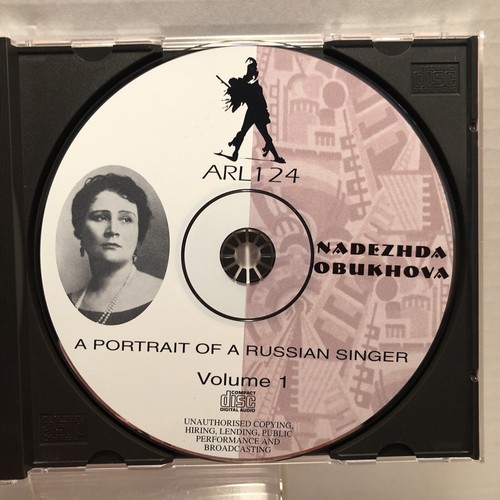 Tested Nadejda Obukhova A Portrait of a Russian Singer Vol. 1 Nadezhda ARL124 - Picture 5 of 8