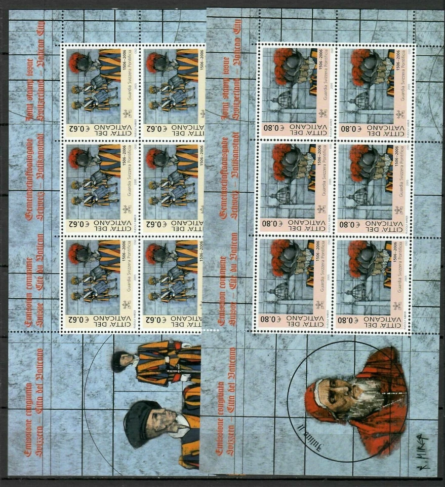 S32979 VATICANO 2005 MNH Año Completo + 7 S/S + Folleto Foto 3 de 3