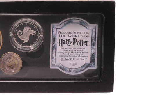 Harry Potter Gringotts Münzen Replik authentische edle Sammlung - Bild 2 von 3