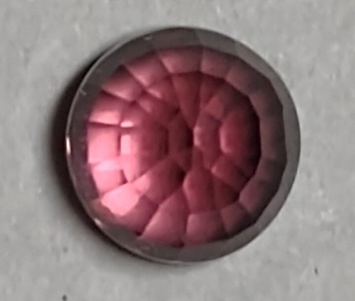 Lively! VS .96ct 5mm Round Cut Natural Unheated Pinkish Purple Tourmaline - Picture 2 of 3