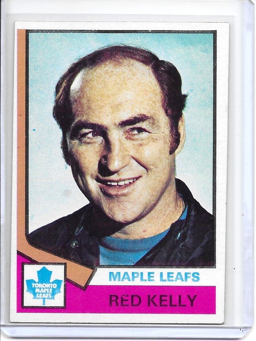 1974-75 Topps Hockey #76 Red Kelly ExMt