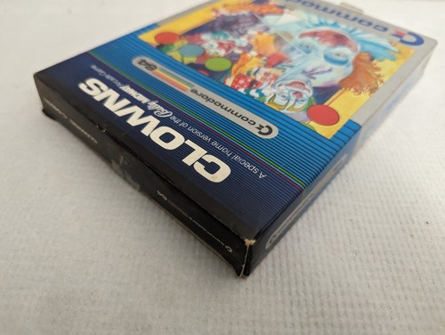 CLOWNS Commodore 64 Cartridge NIB Sealed Bally Midway1981 VTG C-64606 Rare Game - Picture 5 of 11