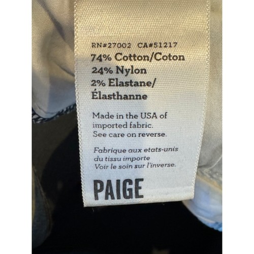 Paige Jeans Damen 27 Blau Medium Wash Denim Ankle Faded Skyline Skinny - Bild 11 von 11