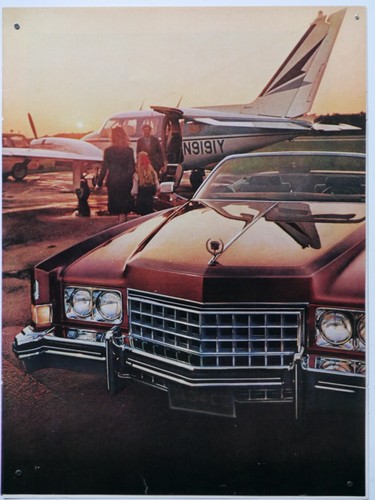 1973 Cadillac Eldorado Cabrio Vintage Original Print Ad 8,5 x 11" 2 page - Bild 4 von 8