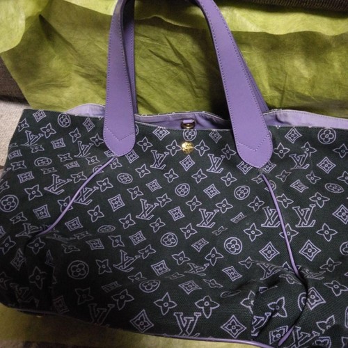 Bolso de Mano Louis Vuitton Cabas Ipanema GM Monograma Púrpura Usado - Imagen 12 de 20