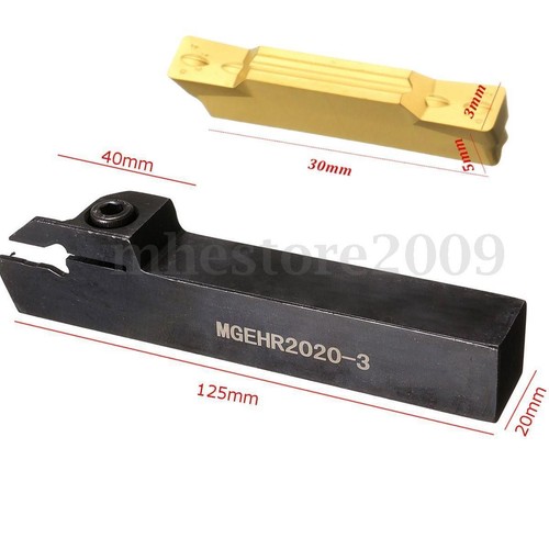 10 piezas MGMN300-M inserto de carburo + MGEHR2020-3 herramienta de giro soporte de separación - Imagen 4 de 7