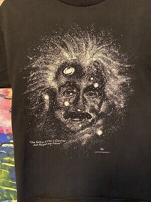 Vintage 90s Albert Einstein Glow In The Dark Galaxy 93 Shirt Vintage 90s Albert Einstein Glow In The Dark Galaxy 93 Shirt