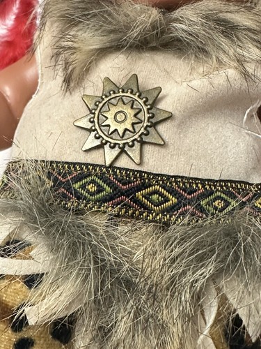 Muñecas de reliquia de recuerdos dorados de colección muñeca nativa americana Kotori con certificado de autenticidad - Imagen 12 de 16