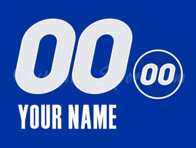 Basketball All Star Customized Number Kit For 2021 Team Durant Uniform