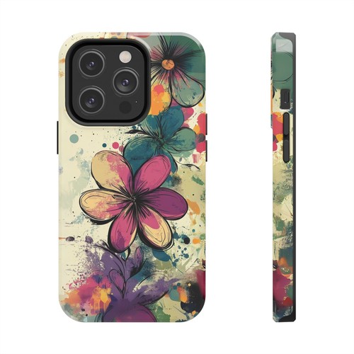 Vibrant Floral Tough Phone Cases, Durable Phone Cover, Protective Case, Gift - Picture 36 of 96
