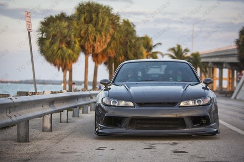 FRP Kit For 99-02 Nissan S15 Silvia VER-VTX-EDGE Wide Body Kit FENDER BUMPER - Picture 22 of 24