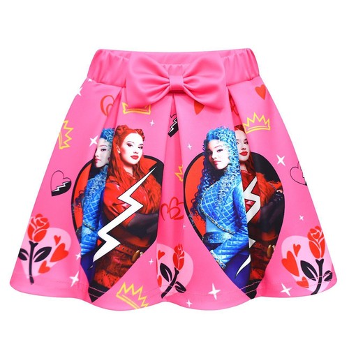 Descendants4 4-12 Year Old Girl Skirt Short sleeved Skirt Bag 3-Piece Set - Picture 32 of 34