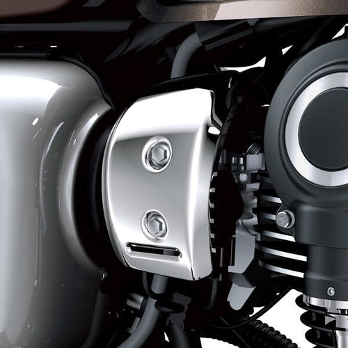 KAWASAKI Genuine 2019-2023 W800 LEFT & RIGHT CHROME THROTTLE BODY COVERS NEW - Picture 8 of 23