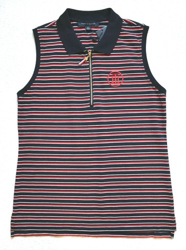 Polo Tommy Hilfiger para mujer sin mangas a rayas talla: M - Imagen 2 de 3