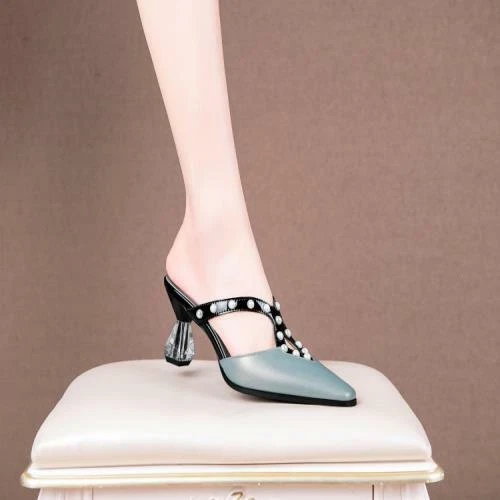 Mules white online sun