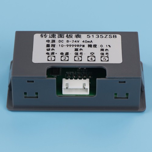 1Pc tachometer 4 digital red led tach rpm speed meter with hall switch se'WW - Picture 4 of 6