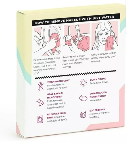 Magnitone WipeOut! The Amazing MicroFibre Cleansing Cloth - Pink - Picture 8 of 12