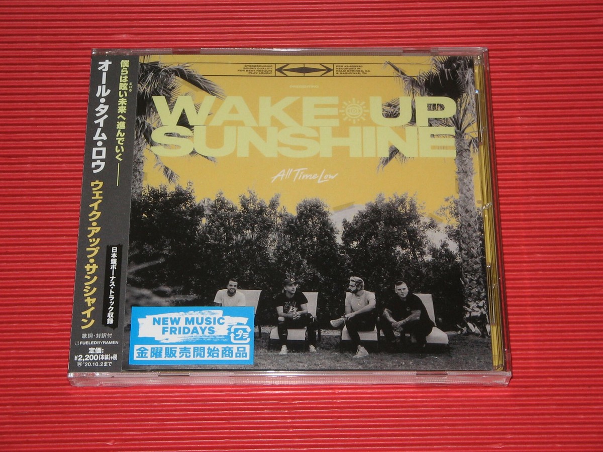 4BT 2020 ALL TIME LOW WAKE UP , SUNSHINE WITH BONUS TRACK JAPAN CD