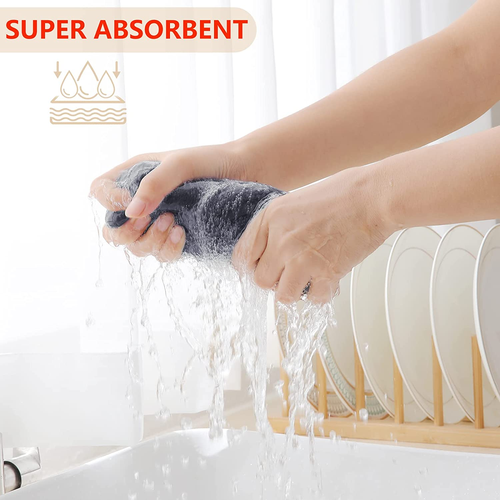 100% Cotton Waffle Weave Kitchen Dish Cloths, Ultra Soft Absorbent Quick Drying - Picture 3 of 13