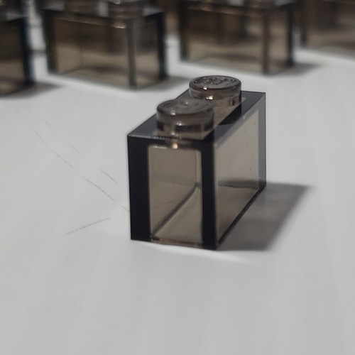LEGO 1 x 2 ladrillo sin tubo inferior TRANS NEGRO (x20) 3065 PIEZAS NUEVAS - Imagen 5 de 6