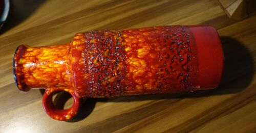 2 mal Rare Vintage Scheurich Vase 401 und 405 Fat Lava Keramik 60er 70er Jahre - Bild 16 von 18