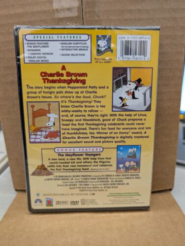 A Charlie Brown Thanksgiving (DVD, 2000) New/SEALED READ DESCRIPTION - Imagen 2 de 2