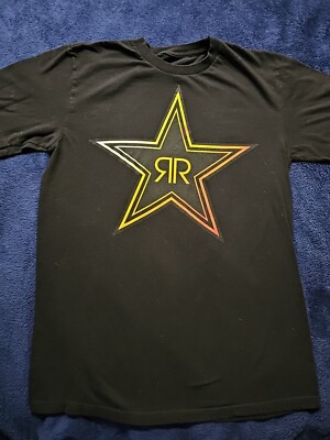 Fox Head Rockstar Energy Drink Men's M Star Graphic T-Shirt