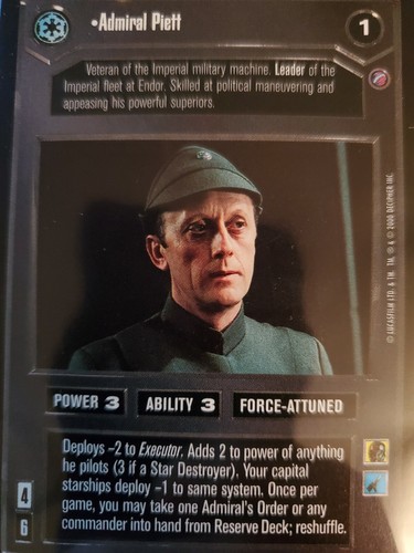 Star Wars CCG Estrella de la Muerte II Nivel Superior INDIVIDUALES Selecciona Elige Tu Tarjeta SWCCG - Imagen 7 de 110