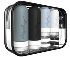 18pack Travel Bottles for Toiletries,TSA Approved Silicone Travel size Container