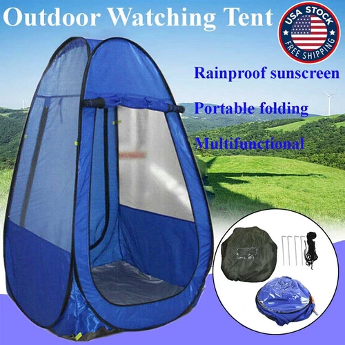 Weather Tent Pop Up Pod Portable Tent Rainproof Windproof Sports Privacy Tent US