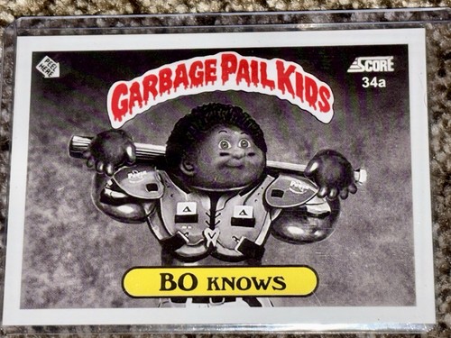 Garbage Pail Kids Score Version /250 Tecmo Boxx Bo Jackson 34a Bo Knows