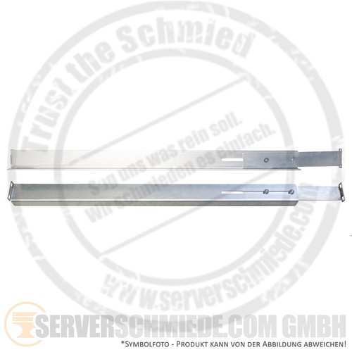 19" 1HE Universal Gleitschienen Rackmount Rail Kit tiefenvariabel 67,5 - 75 cm - Afbeelding 4 van 4