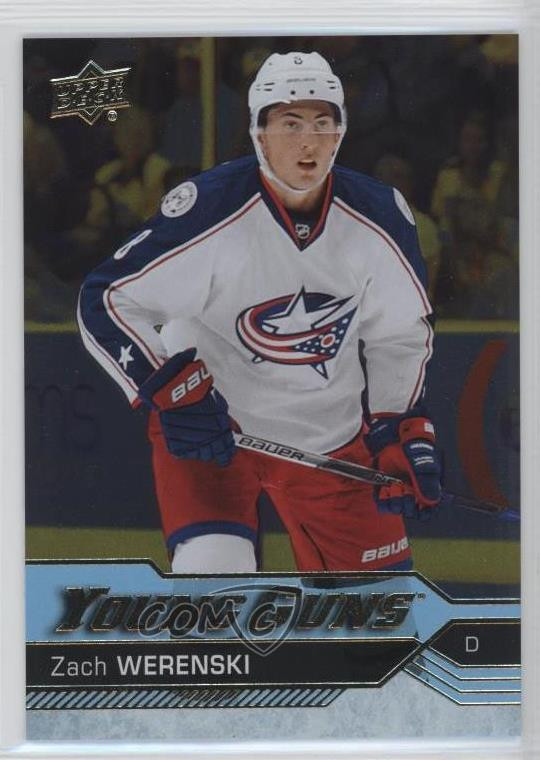 2016-17 Upper Deck Young Guns Silver Foil Zach Werenski #224 Rookie RC