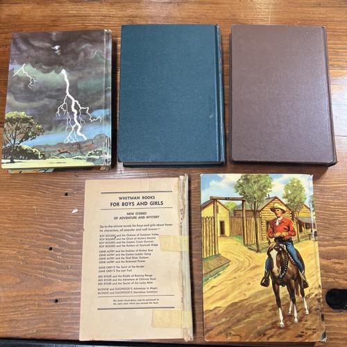 5 Vtg Gene Autry Hardcover Books Redwood Pirates Big Valley Grab Lot 1946-1955 - Picture 7 of 16