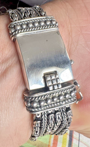 SILPADA WUNDERSCHÖNES BYZANTINISCHES ARMBAND STERLINGSILBER 925 MEHRSTRANG 7 1/2" - Bild 2 von 17