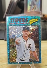2026 Topps Heritage - Jack Flaherty #204 Chrome Aqua Sparkle Refractor