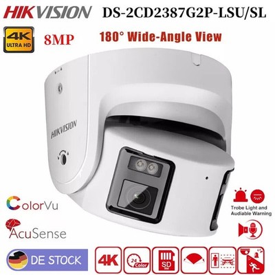 Hikvision 8MP DS-2CD2387G2P-LSU/SL Panorama ColorVu  Festgerüst IP Kamera DE