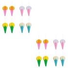  Set of 2 Honeycomb Paper Cornucopia Decoration Hexagon Decorations